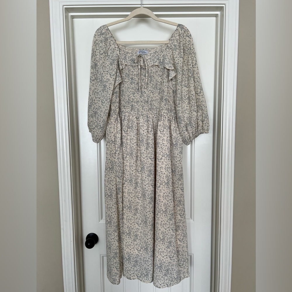 One Loved Babe Women’s Smocked Floral Dress